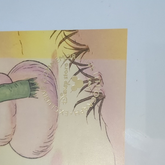 Disney Exclusive Commemorative 2003 Lithograph Winnie The Pooh Framed/Glass - Picture 3 of 6